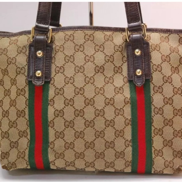 AUTHENTIC GUCCI GG SHERRY LINE SHOULDER BAG - Picture 2 of 10